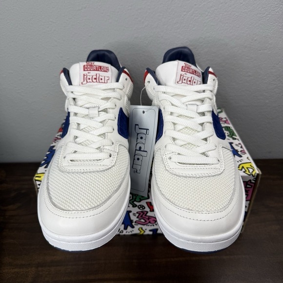 jaclar Shoes Sneakers Trainers JA-7525 Courtlord Blue/White Size 10.5 Retro NEW‎ main image 10